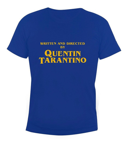 Remera Niño Algodón Written And Directed Quentin Tarantino 