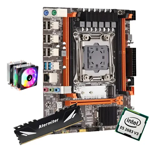 Kit Gamer Placa Mãe X99 Orange Intel Xeon E5 2683 V3 32gb Co