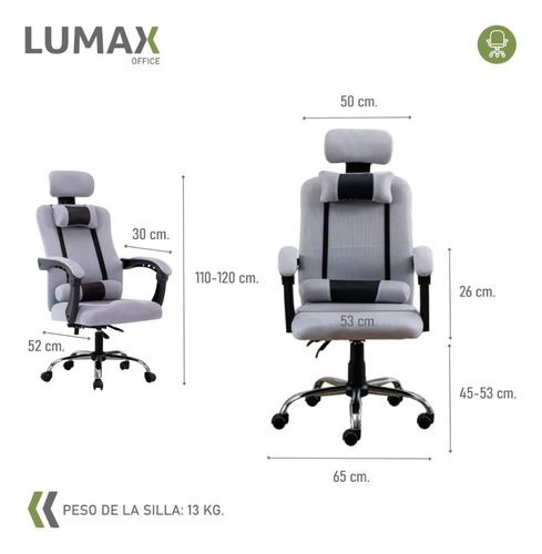 Silla Ejecutiva Ergonómica Lumax Wynn Oferta Premium Oferta