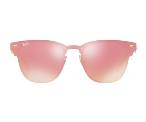 Gafas De Sol Ray-ban Clubmaster Blaze Gold/pink Rb3576n