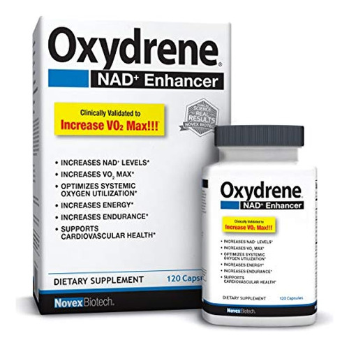 Novex Biotech Oxydrene Nad + Enhancer - 120 Cápsulas