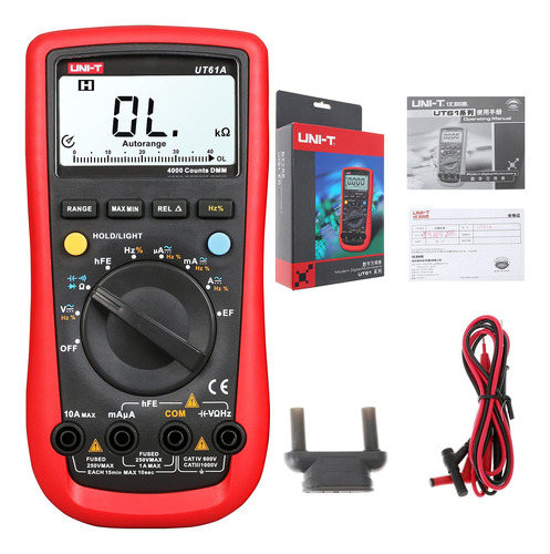 Uni-t Ut61a Multímetro Digital Moderno Dmm Transistor Ncn Pr