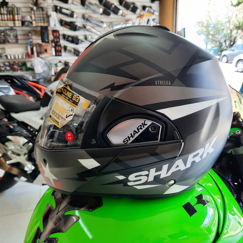 Casco Shark Evoline 3 Mediano Evo Line Strelka Motomaniaco