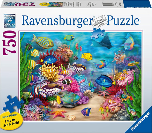 Ravensburger Vida Arrecifal Tropical 750 Piezas Gran Form...