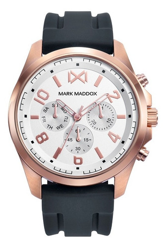 Reloj Mark Maddox Hombre De Lujo En Acero 