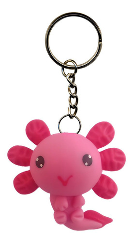 Llavero De Ajolote Duo Rosa Y Azul