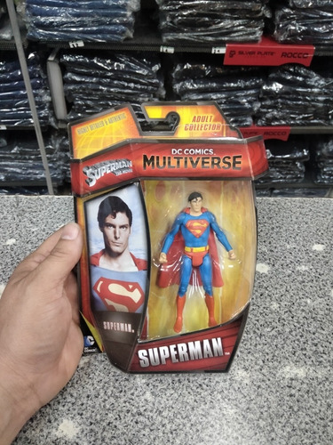 Dc Superman, Christopher Reeve, Multiverse, 4 Pulgadas!! (Usado)