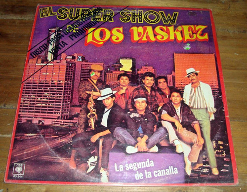 Los Vaskez El Super Show  Lp Promo Argentino / Kktus