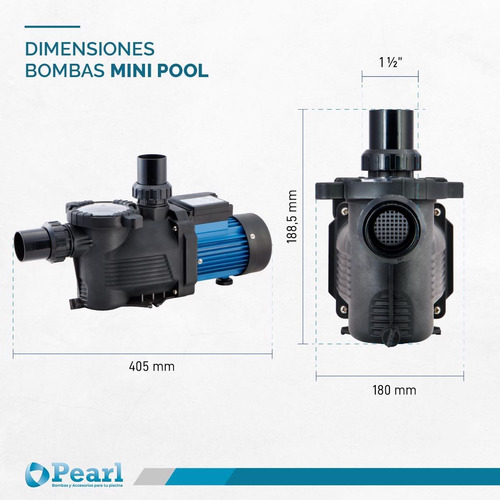 Imagen 8 de 9 de Bomba Autocebante Pileta Minipool 100m 1 Hp Pearl Motorarg