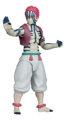 Figura De Acción Mcfarlane Demon Slayer Akaza De 7 Pulgadas
