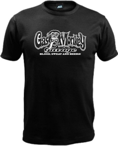 Remera Estampada Gas Monkey Garage 02 Duo Mecanico