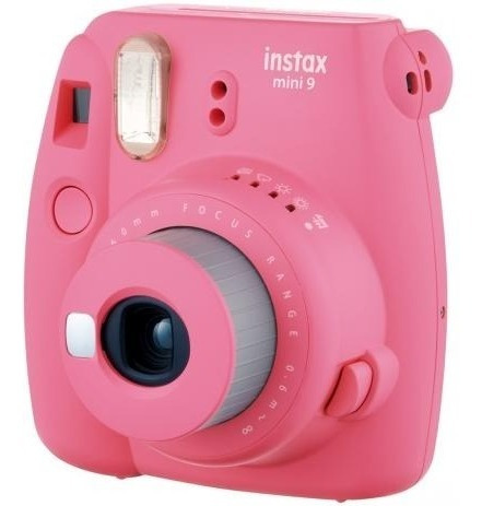 Câmera Fuji Instax Mini 9 Rosa Flamingo + 20 Poses