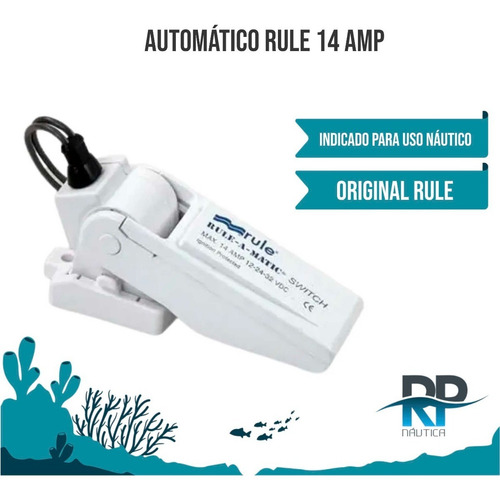 Automático Rule 14 Amp Para Bomba De Porão 12-24v Mod 35-a