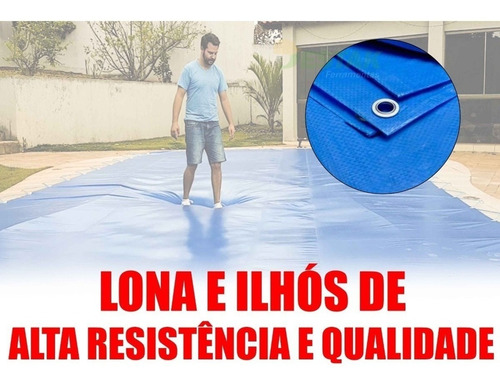Imagem 5 de 9 de Lona Leve Carga 3x2m Azul Starfer 105g Multiuso P Proteção