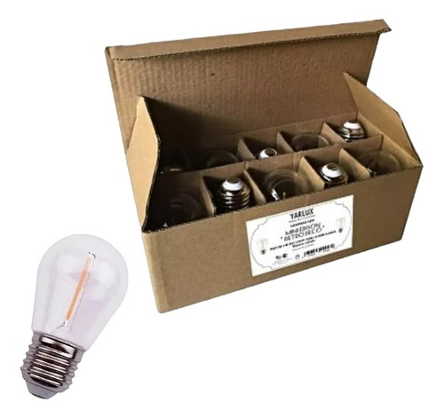 Lámpara Led Mini Edison Retro Vintage 1w E27 Yarlux X 10 U