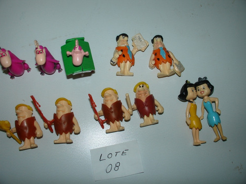 = Kinder Ovo = Lote 08 Flintstones Barney Fred Vilma Dino  A