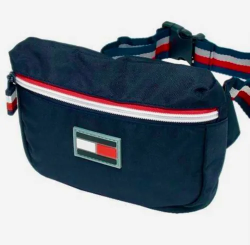Cangurera tommy hilfiger azul hotsell