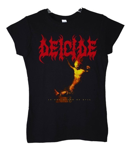 Polera Mujer Deicide In The Minds Of Evil Metal Abominatron