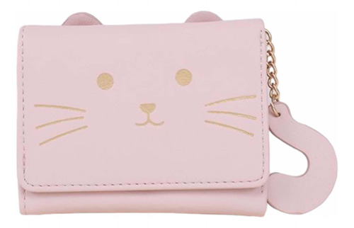 Cartera De Gatito Tarjetero De Gato Regalo