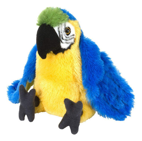 Wild Republic 12292 Macaw Parrot Peluche, Animal De Peluche, Color Multi