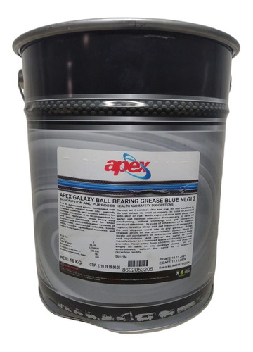 Grasa Azul Para Rodamientos Nlgi 3 Apex Galaxy 16kg 