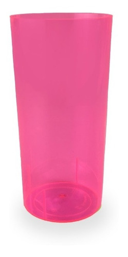 Vaso Trago Largo Rosado 340ml -pack X10 - Baldivia Plásticos