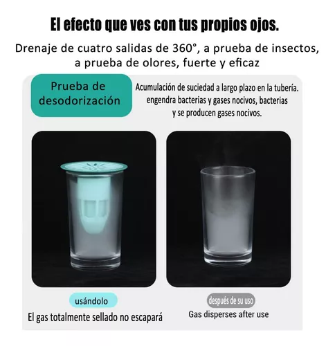  2 piezas de drenaje de suelo antiolor, drenaje de agua  residual, drenaje de suelo a prueba de olores, tapón de drenaje de suelo de  ducha a prueba de olores, tapón de