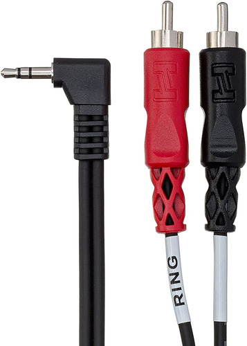 Cable Trs De 3,5 Mm A Doble Rca En Angulo Recto De Hosa, ...