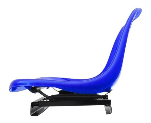 Cadeira Concha Giratória Para Barco - Cor Azul