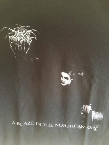 Dark Throne - A Blaze In The Northern Sky - Metal - Polera- 