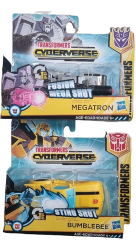 Figuras Transformers Megatron Fusion Mega + Bumblebee Sting