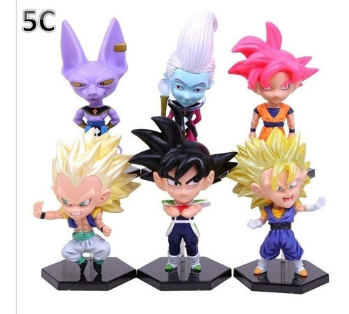 Figura Muñeco Dragon Ball Sets Variados Cabezones Goku Mas
