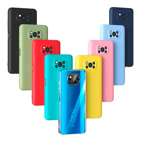  Funda Estuche Forro Case Silicona Para Xiaomi Poco X3/nfc