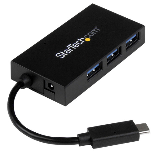 Startech.com Usb C Hub - 4 Puertos Usb-c A Usb-a (3x) Y Usb-