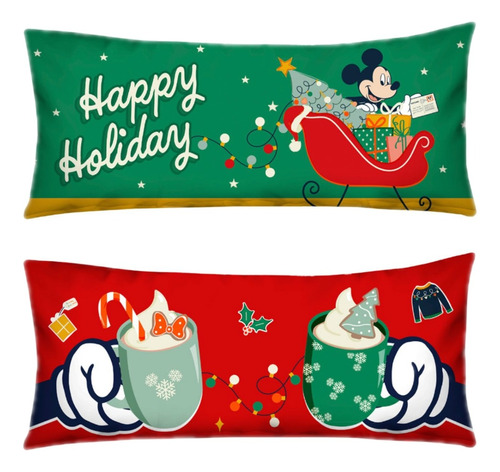 Almohada Jumbo De Navidad, Doble Vista Suave