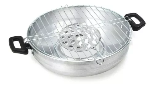 Generic Asador Fugitivo Para Estufa Disco Giratorio, Silver