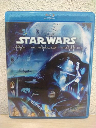 Star Wars Trilogía Clásica Episodios 4, 5 Y 6 Blu-ray 