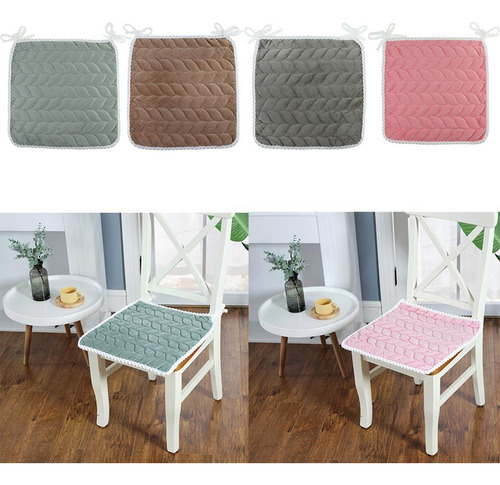 Silla Antideslizante Asiento Acolchado Cojín Asiento Lazos