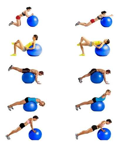 Pelota De Pilates 65cm Gimnasia Pilates Yoga Fitness Calidad