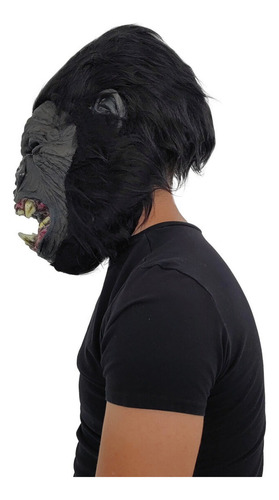 Máscara Gorila Rage Ape Divertido Fiesta Halloween Látex Multicolor