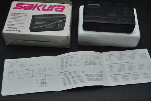 Antiguo Walkman Sakura Vintage Radio Funcionando