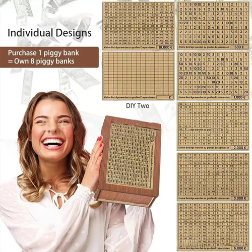 Hucha De Madera, Caja De Ahorros, Caja De Ahorro De Dinero