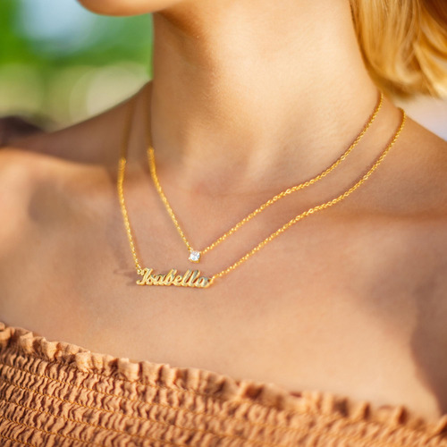 Collar Con Nombre Personalizado De Ldurian | Collar Con Con