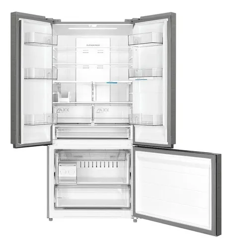Refrigerador Midea Multidoor 672l Frost Free Inverter Inox