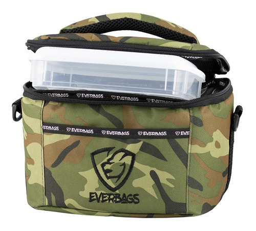 Bolsa Térmica Fitness Marmita Lancheira Camuflada Fit