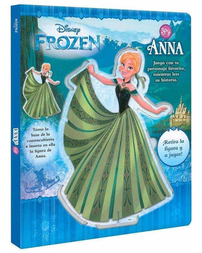Disney Frozen Soy Anna Libro + Figura Base / Lexus