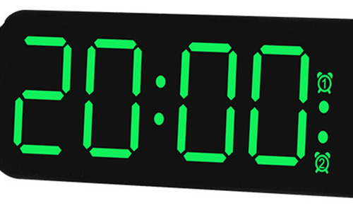 Reloj Electrónico De Escritorio, Reloj Negro Y Verde