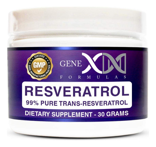 Genex Trans Resveratrol 1000 Mg Que Sirve 99% Puro