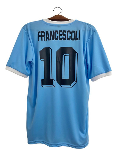  Camiseta Uruguay Campeon Copa America 1983 Francescoli