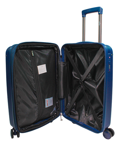 Maleta De Cabina C/portalaptop Jon Z12 20 Azul Azul